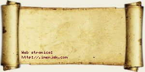 Ignjatije Jaćimović vizit kartica